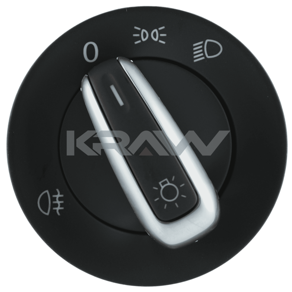MCAR Far Anahtarı Krom Arka 10 Pin – Volkswagen Golf V, Golf VI, Passat, Tiguan vb.
