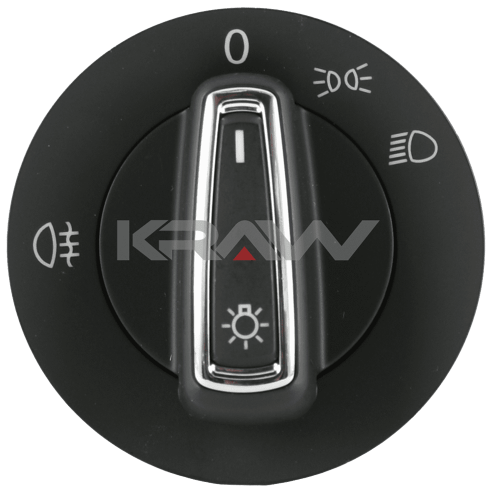 MCAR Far Anahtarı Krom Tek Sis – Volkswagen Golf VII, Polo, Seat Ibiza, Leon