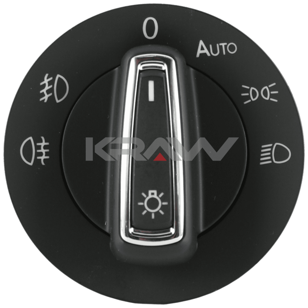 MCAR Far Anahtarı Krom – Volkswagen Golf VII, Polo, Seat Ibiza, Leon