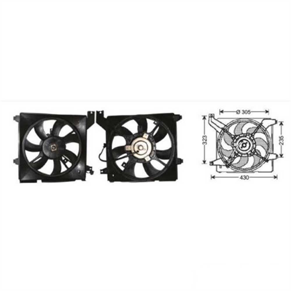 Remark Fan Motoru 12V 0 2001+ AC – Hyundai Elantra