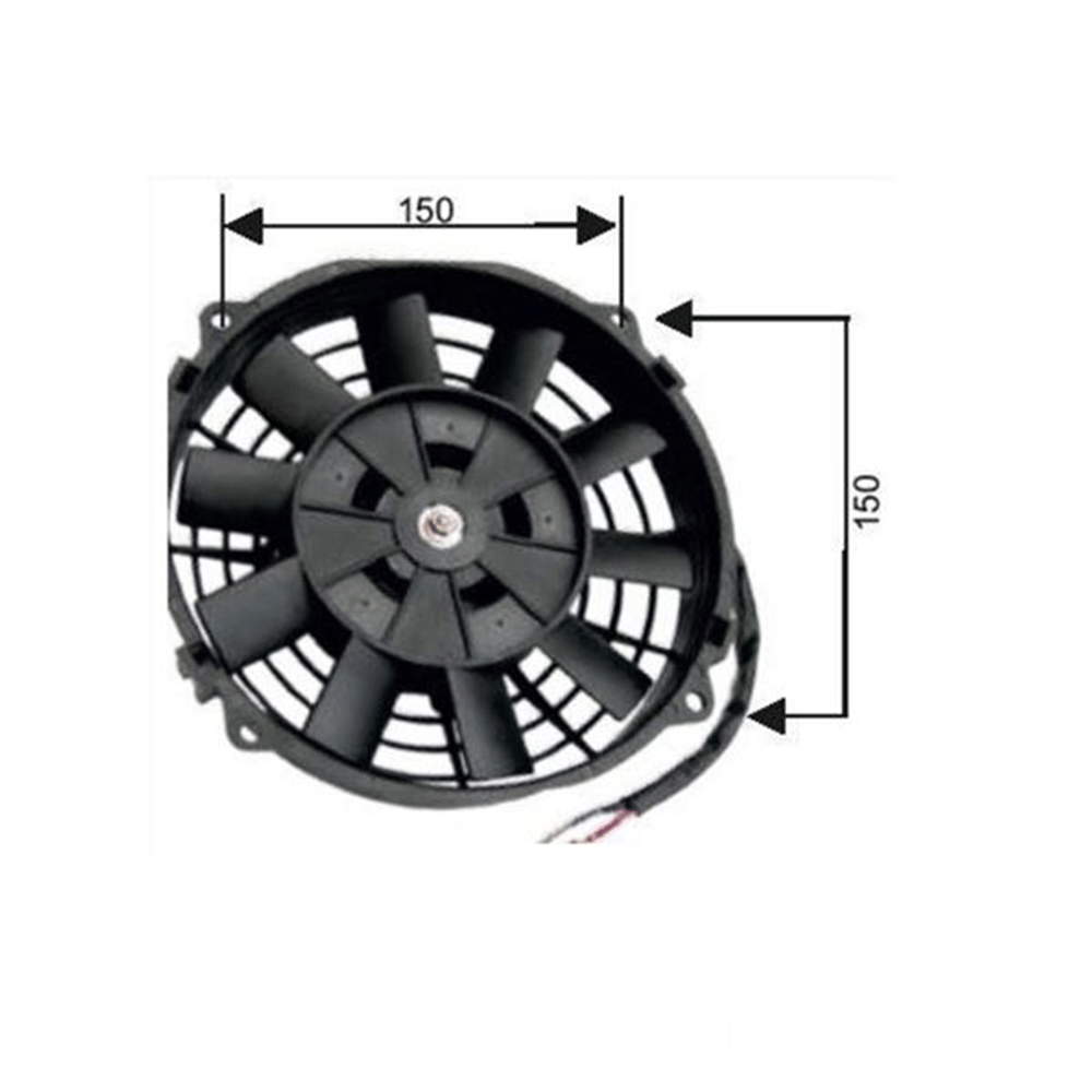 Remark Fan Motoru 24V Üniversal Pervaneli 7 Inch 190MM (009 3040)
