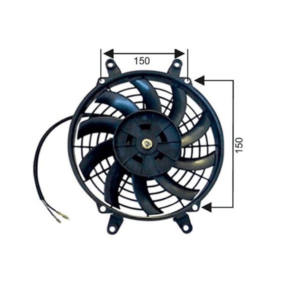 Remark Fan Motoru 24V Üniversal Pervaneli 7 Inch 190MM (009 2985)