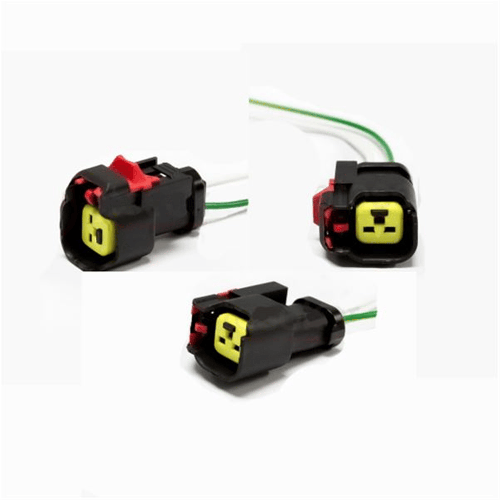 Soket Kablolu 2 Pin Bosch Tipi Enjektör Soketi EV6 / EV14 (Paket 5 Adet)