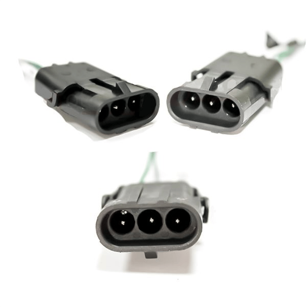Soket Kablolu 3 Pin Erkek Basınç Kaptör Soketi – Renault 19 (Paket 5 Adet)