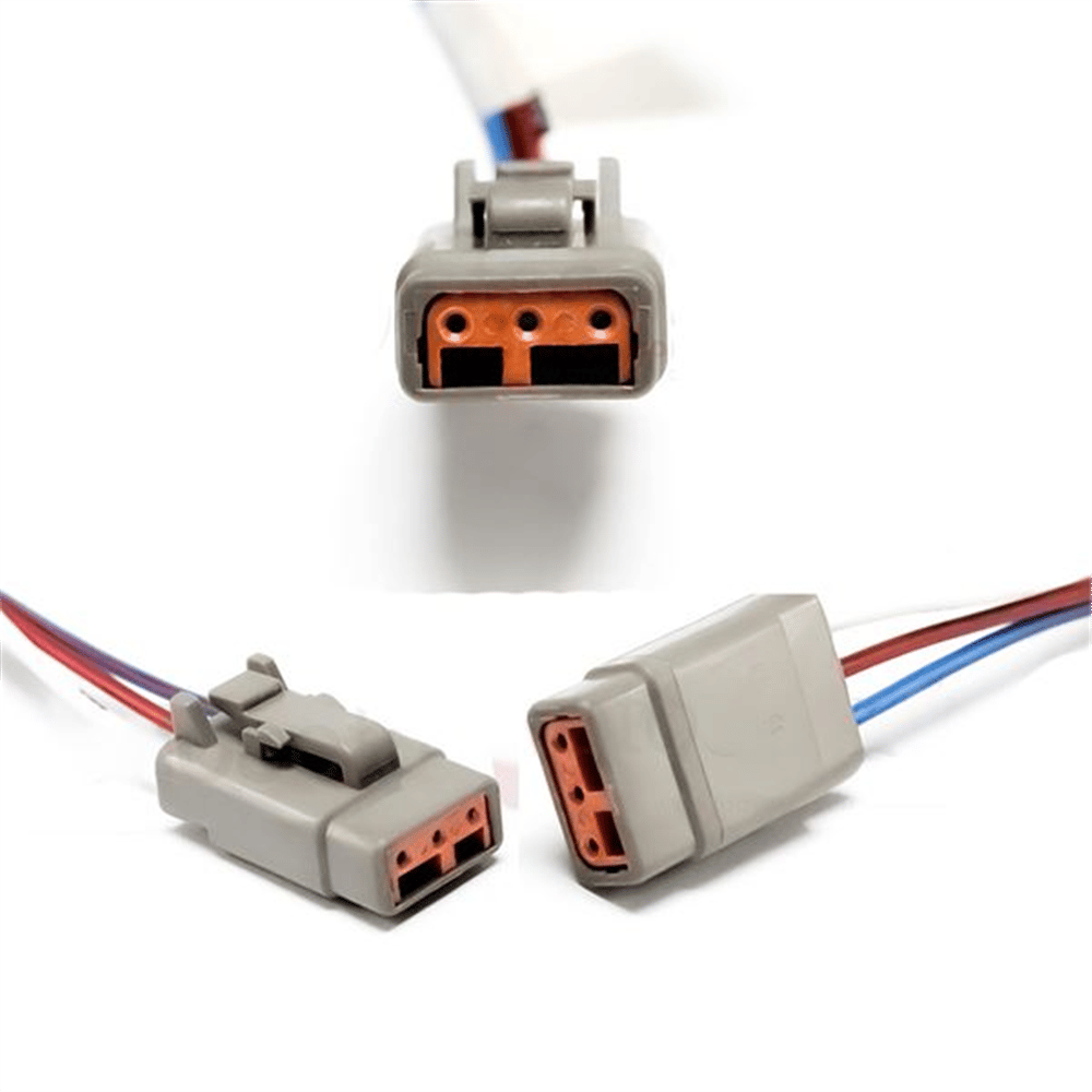 Soket Kablolu 3 Pin Erkek İş Makinası Soketi (Paket 5 Adet)