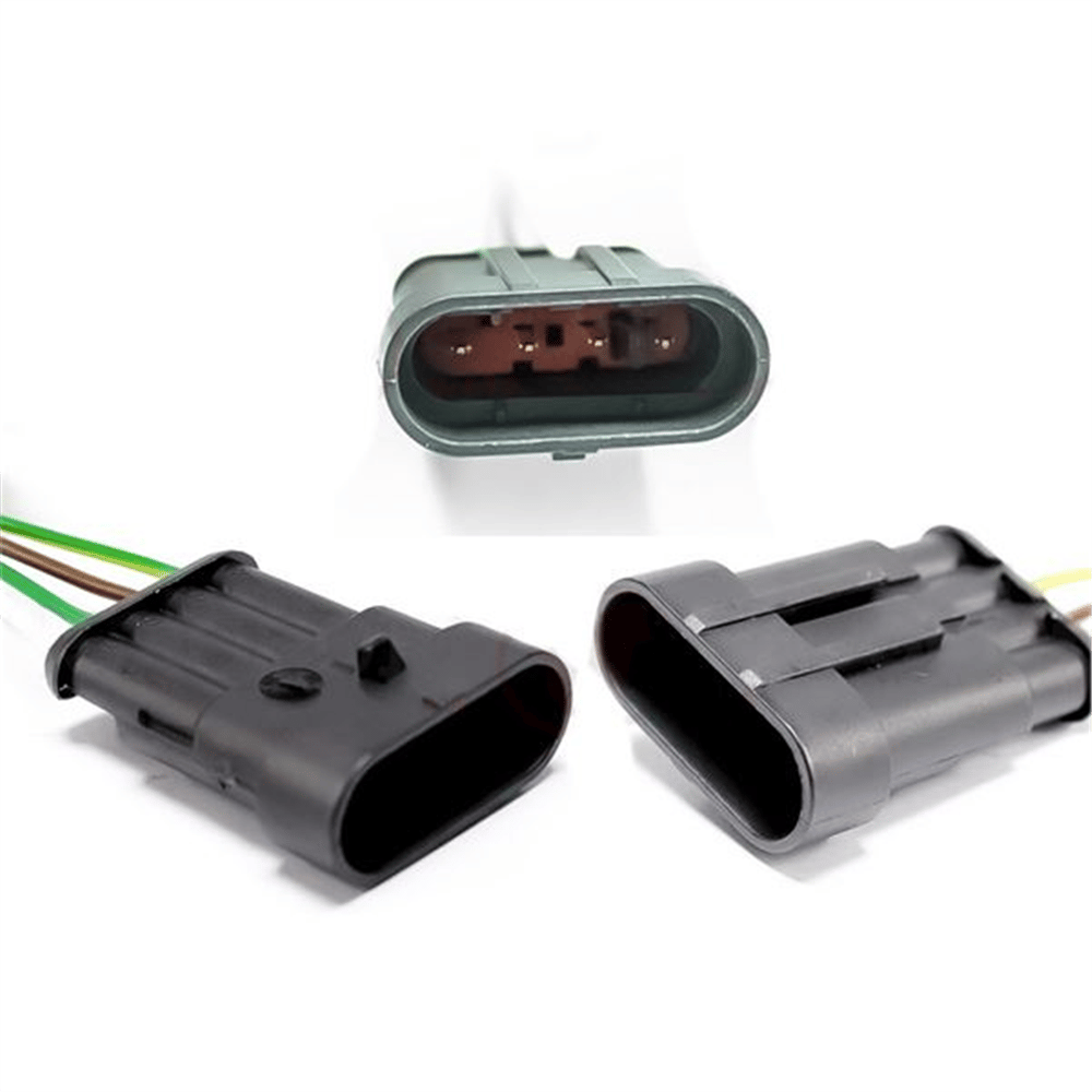 Soket Kablolu 4 Pin 4AK008 Karşılığı Ateşleme Bobini Oksijen Sensörü Soketi (Paket 5 Adet) – Fiat Palio, Albea, Tempra vb.