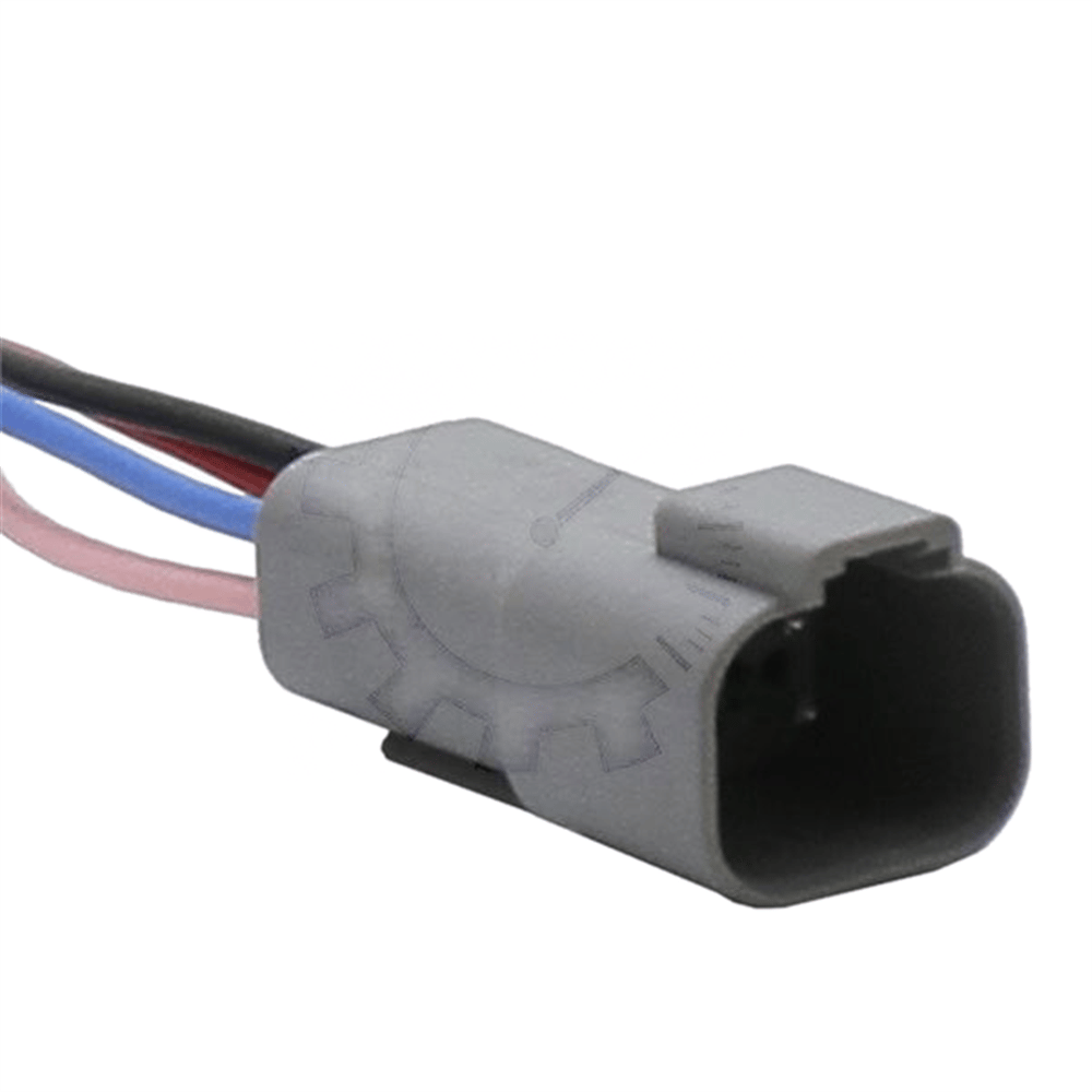 Soket Kablolu 4 Pin Dişi Deutsch İş Makinası Soketi Üniversal (Paket 5 Adet)