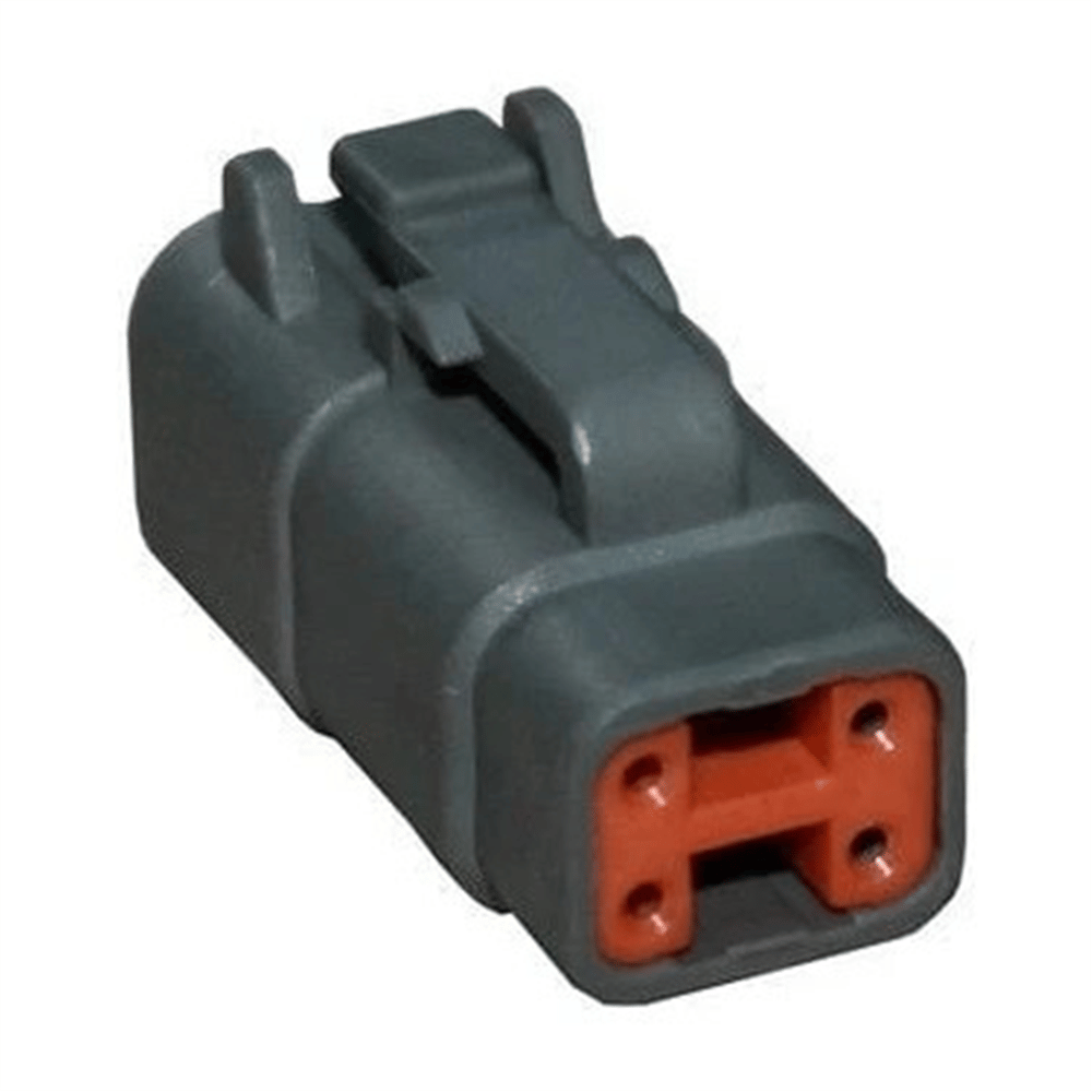 Soket Kablolu 4 Pin Erkek Deutsch İş Makinası Soketi Üniversal (4K034A)