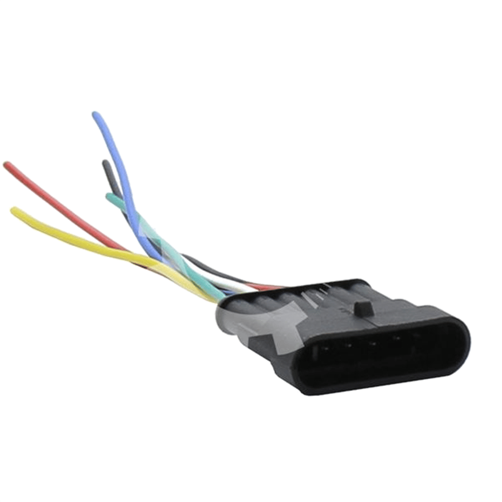 Soket Kablolu 6 Pin Dişi Ateşleme Bobini Soketi – Fiat, Ford, Hitachi, Maserati vb. (Paket 5 Adet)