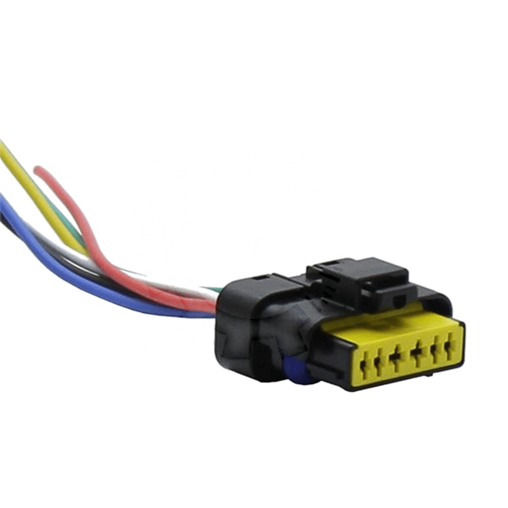 Soket Kablolu 6 Pin Hava Akışmetre ve Cam Kaldırma Modülü – Renault, Peugeot, Citroen, Nissan (Paket 5 Adet)