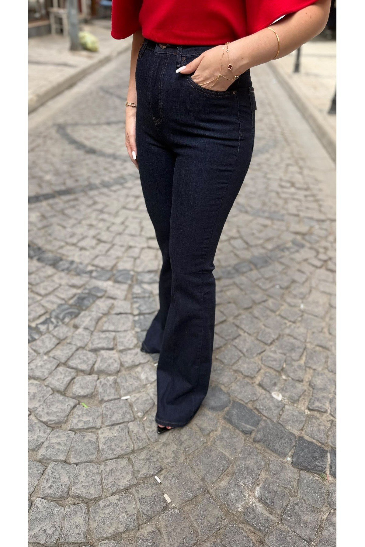 İspanyol Jean Pantolon