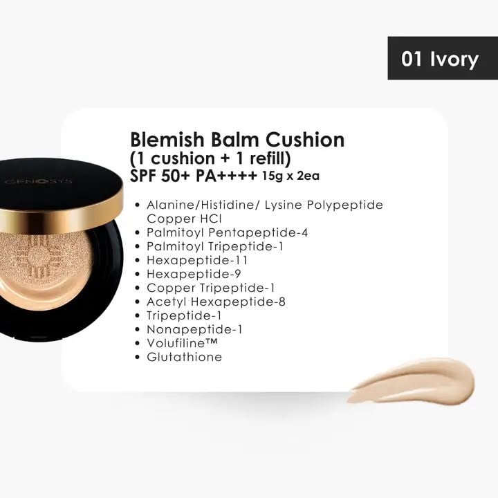 Skin Caring Blemish Balm Cushion / Ivory