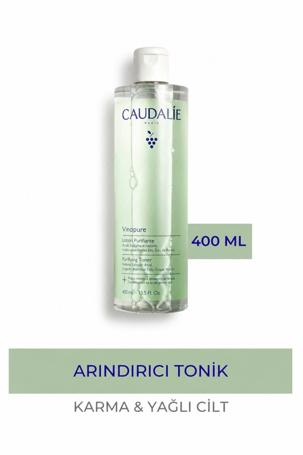 Caudalie Vinopure Akne Karşıtı Arındırıcı Tonik 400 ml