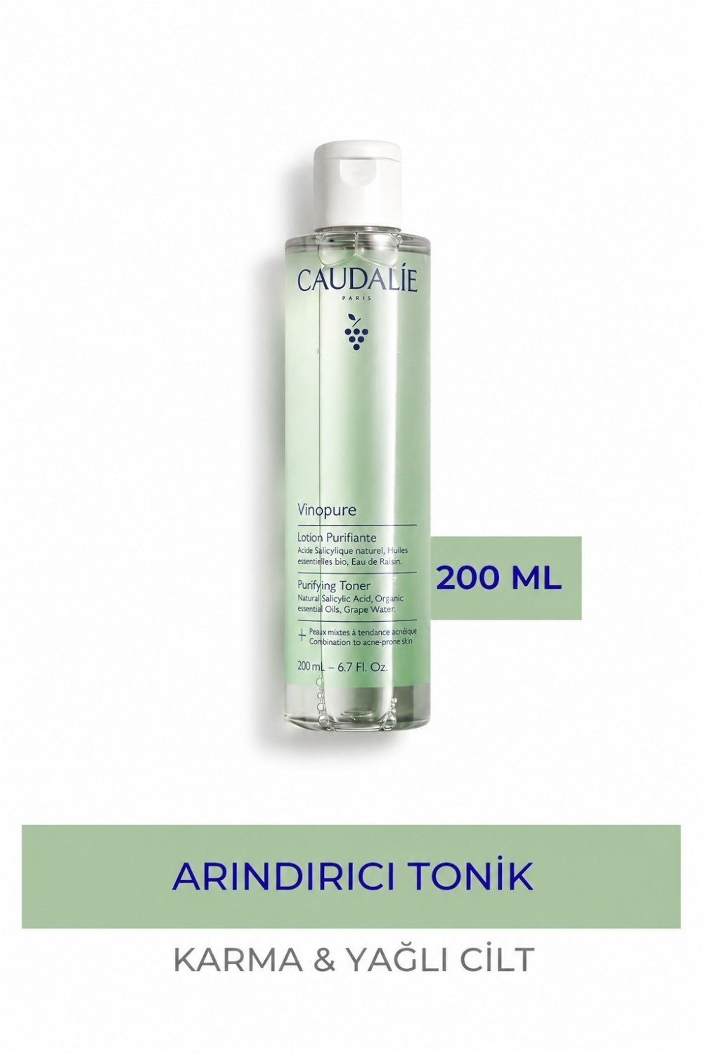 Caudalie Vinopure Akne Karşıtı Arındırıcı Tonik 200 ml