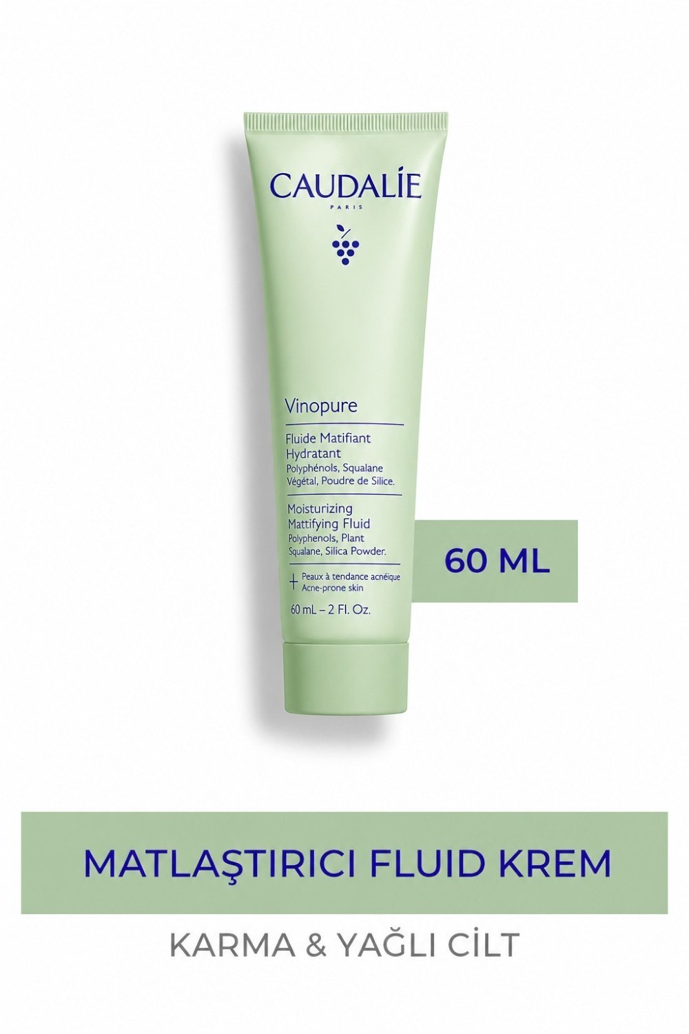 Caudalie Vinopure Matlaştırıcı Fluid Krem 60 ml