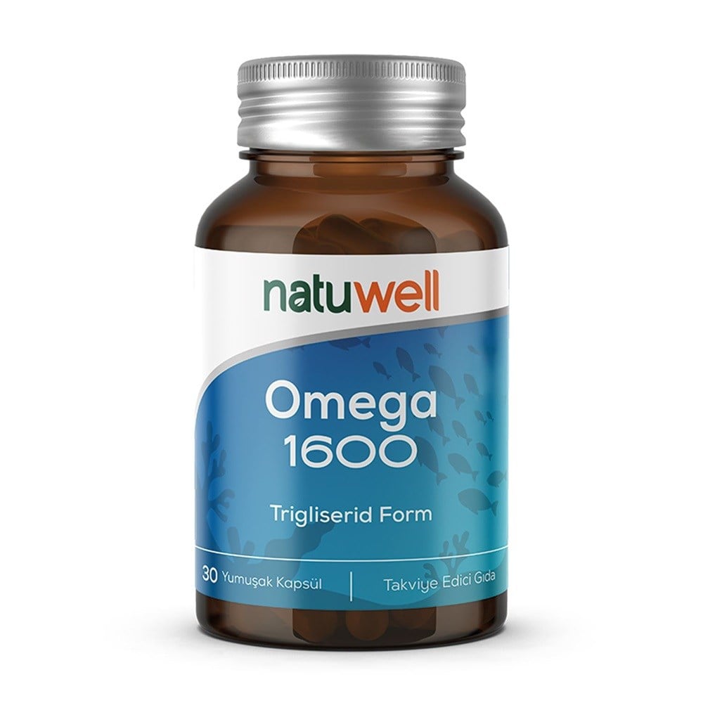 Natuwell Omega-3 1600 Balık Yağı 30 Kapsül