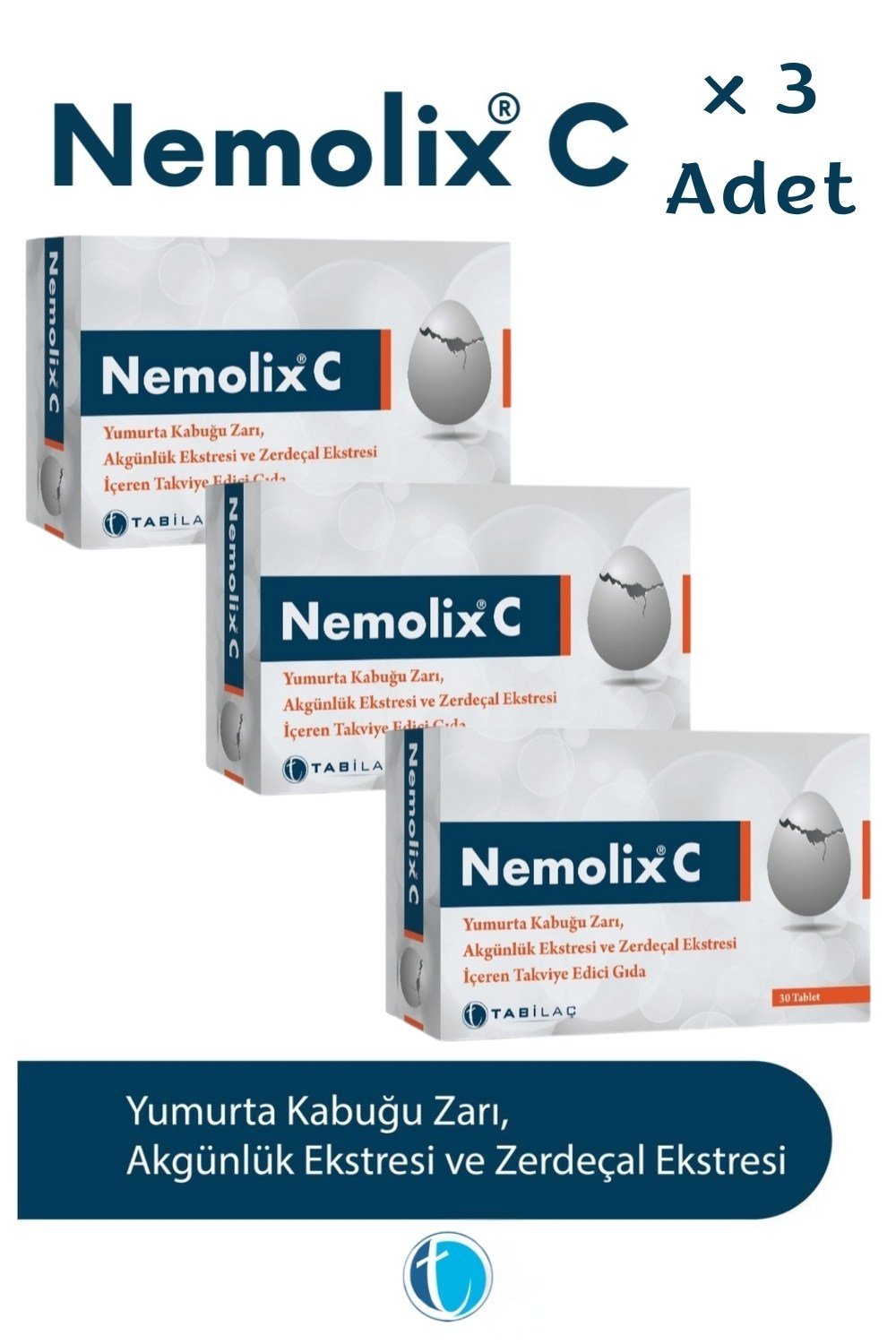 Nemolix C 30 Tablet x 3 Adet