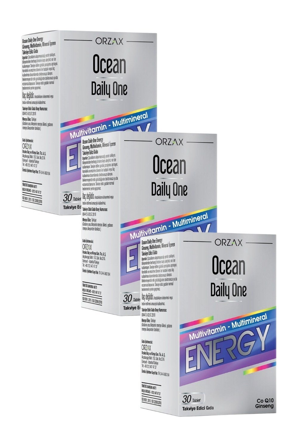 Ocean Daily One Energy 30 Tablet x 3 Adet