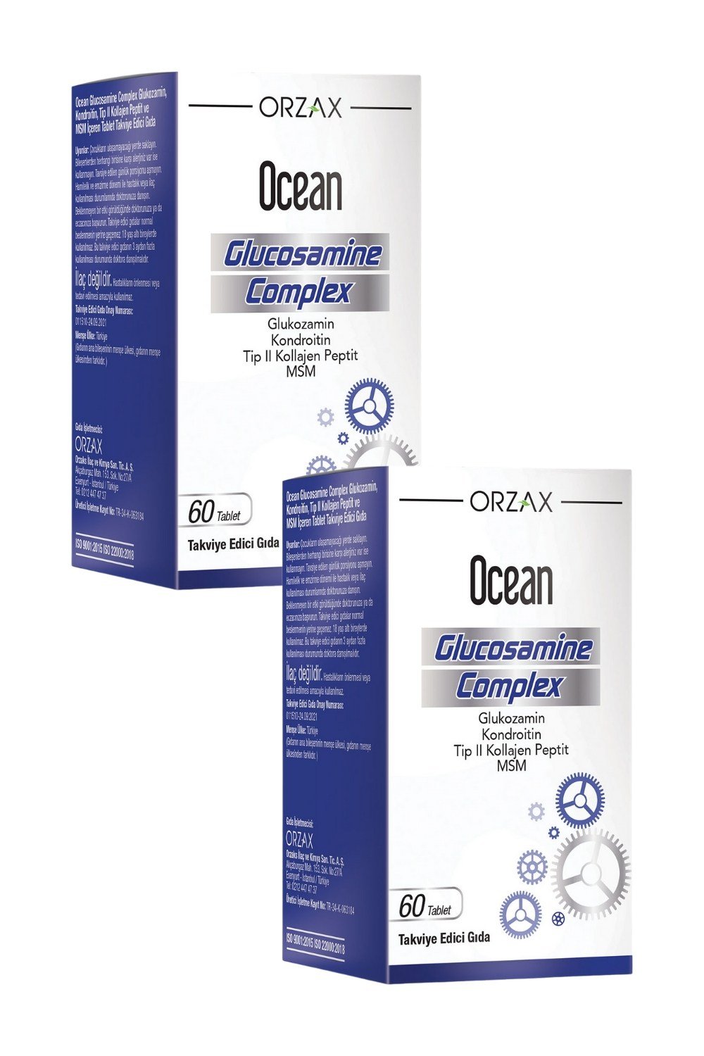 Ocean Glukozamin Kompleks 60 Tablet x 2 Adet