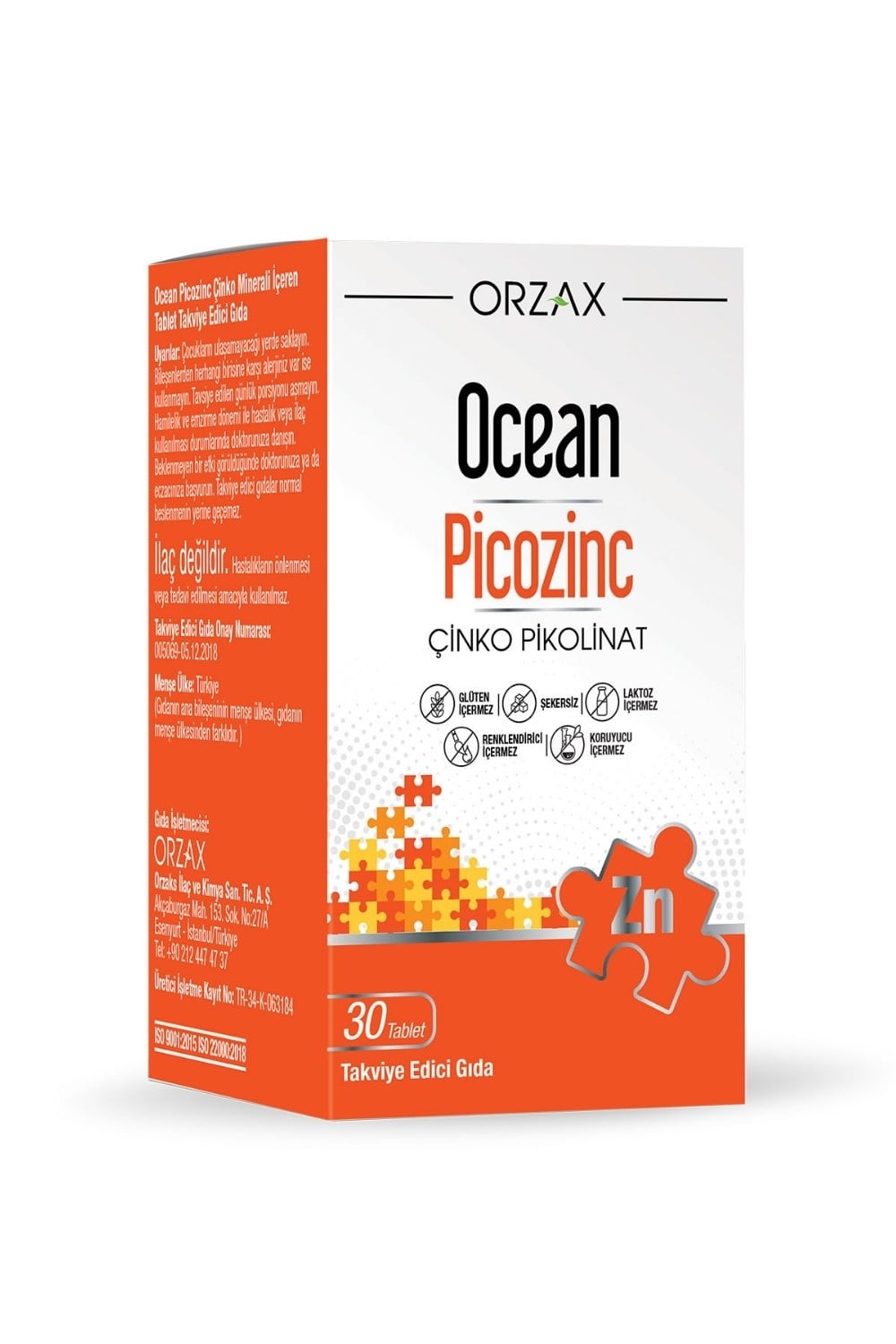 Ocean Picozinc 30 Tablet