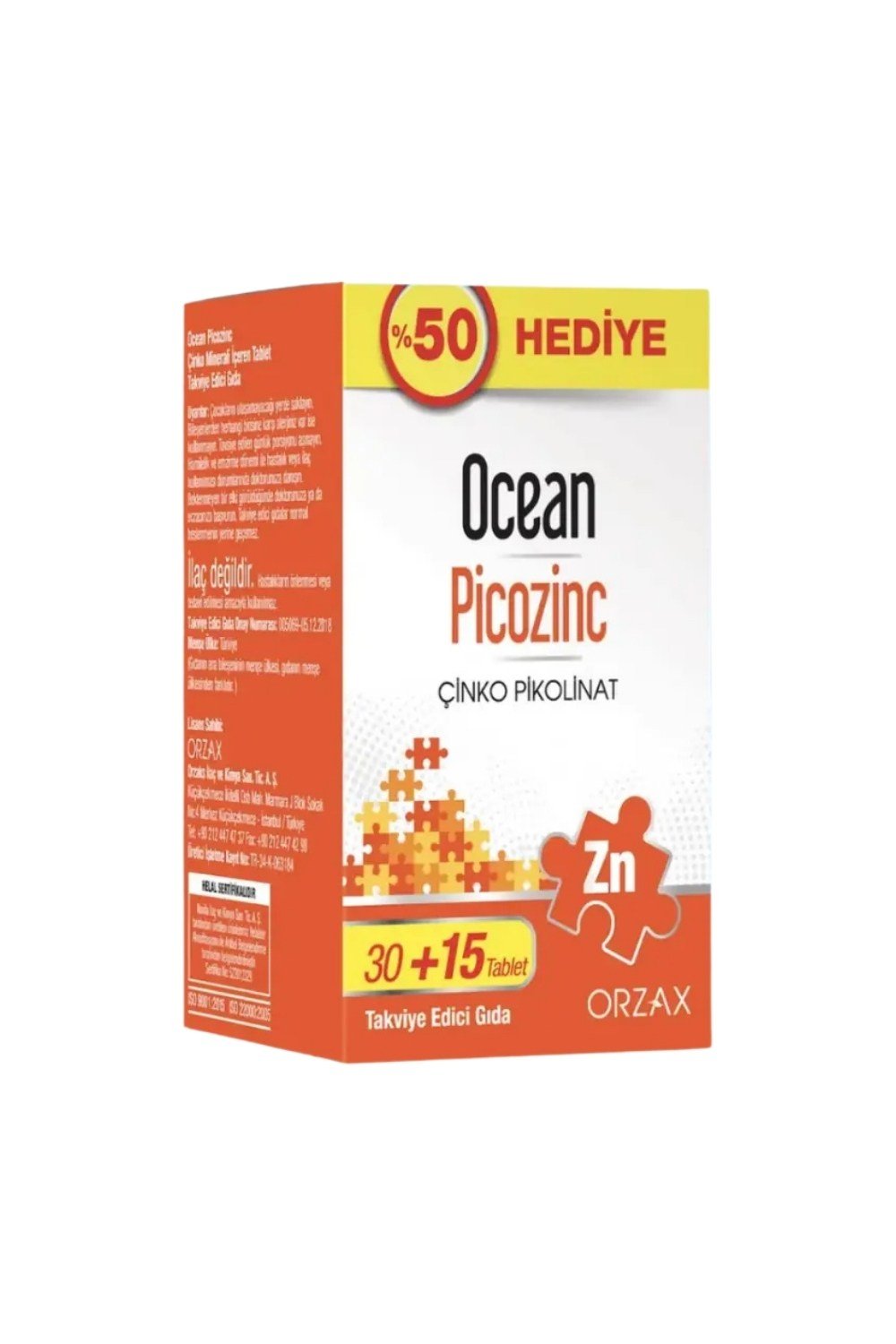 Ocean Picozinc 45 Tablet