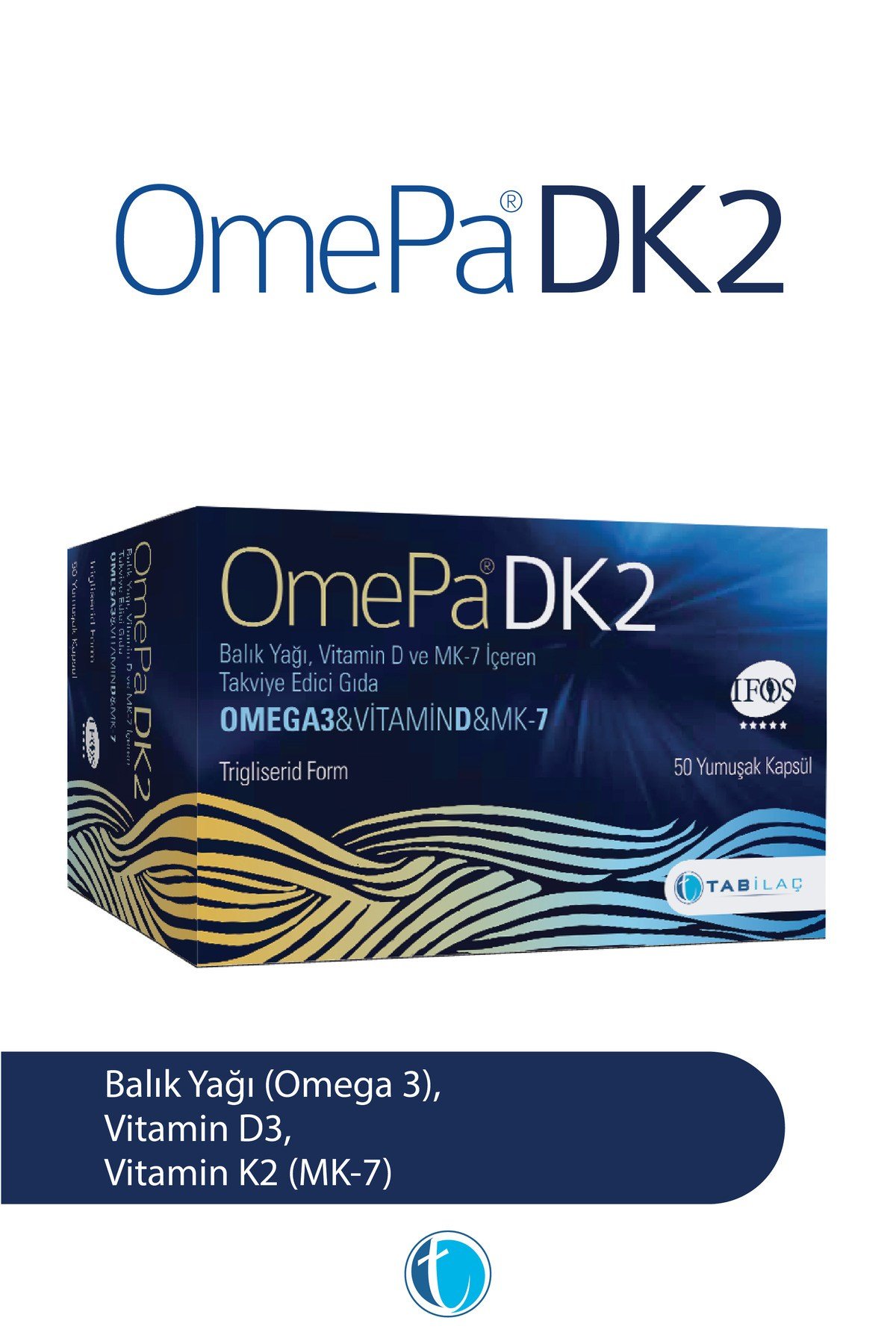 Omepa DK2 50 Yumuşak Kapsül