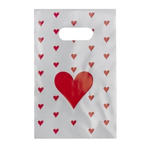13x20 El Geçme Poşet Kalp