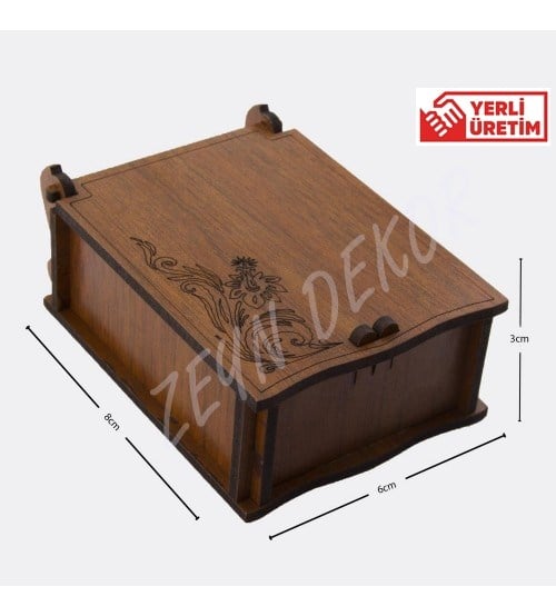 Ahşap Üçlü Set Kutusu