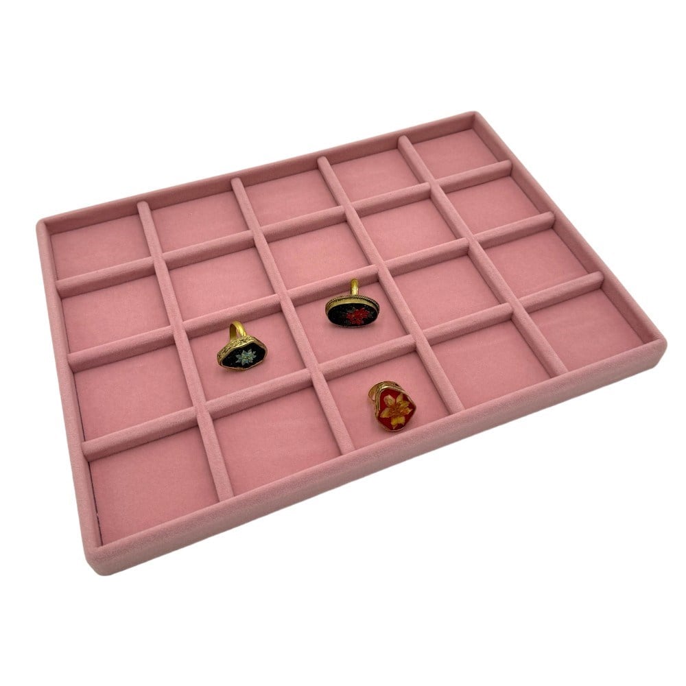 Bölmeli Tabla Pembe 20'li
