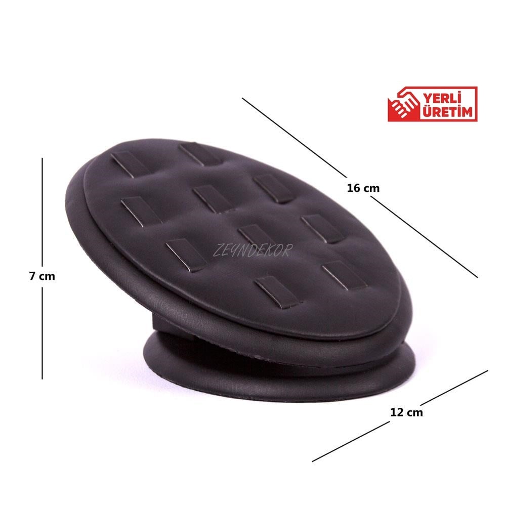 Oval Yüzüklük Siyah