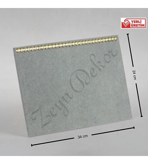 Tesbih Ve Kolye Standı Yatay Gri