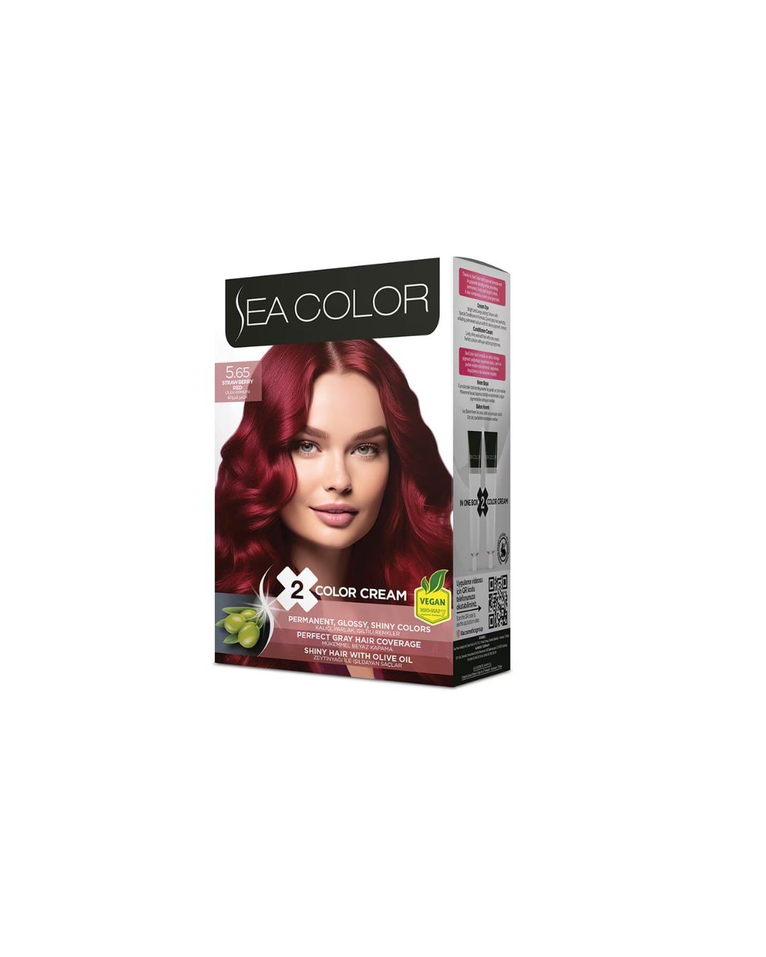 Sea Color 5.65 Çilek Kızılı Saç Boyası