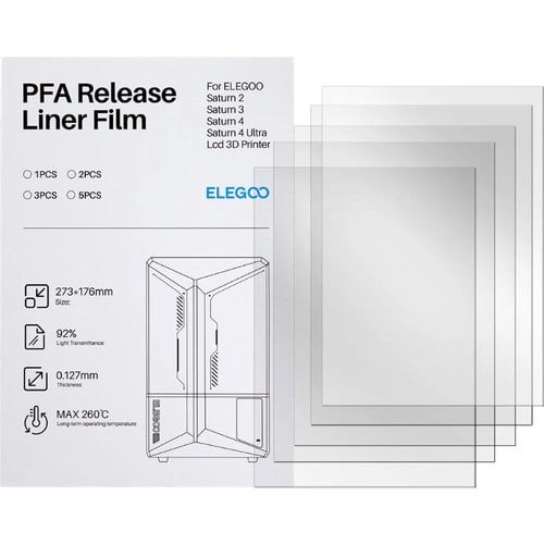Masitte Elegoo Pfa Film 5 Adet - Elegoo Saturn 3/3ultra-4/4ultra
