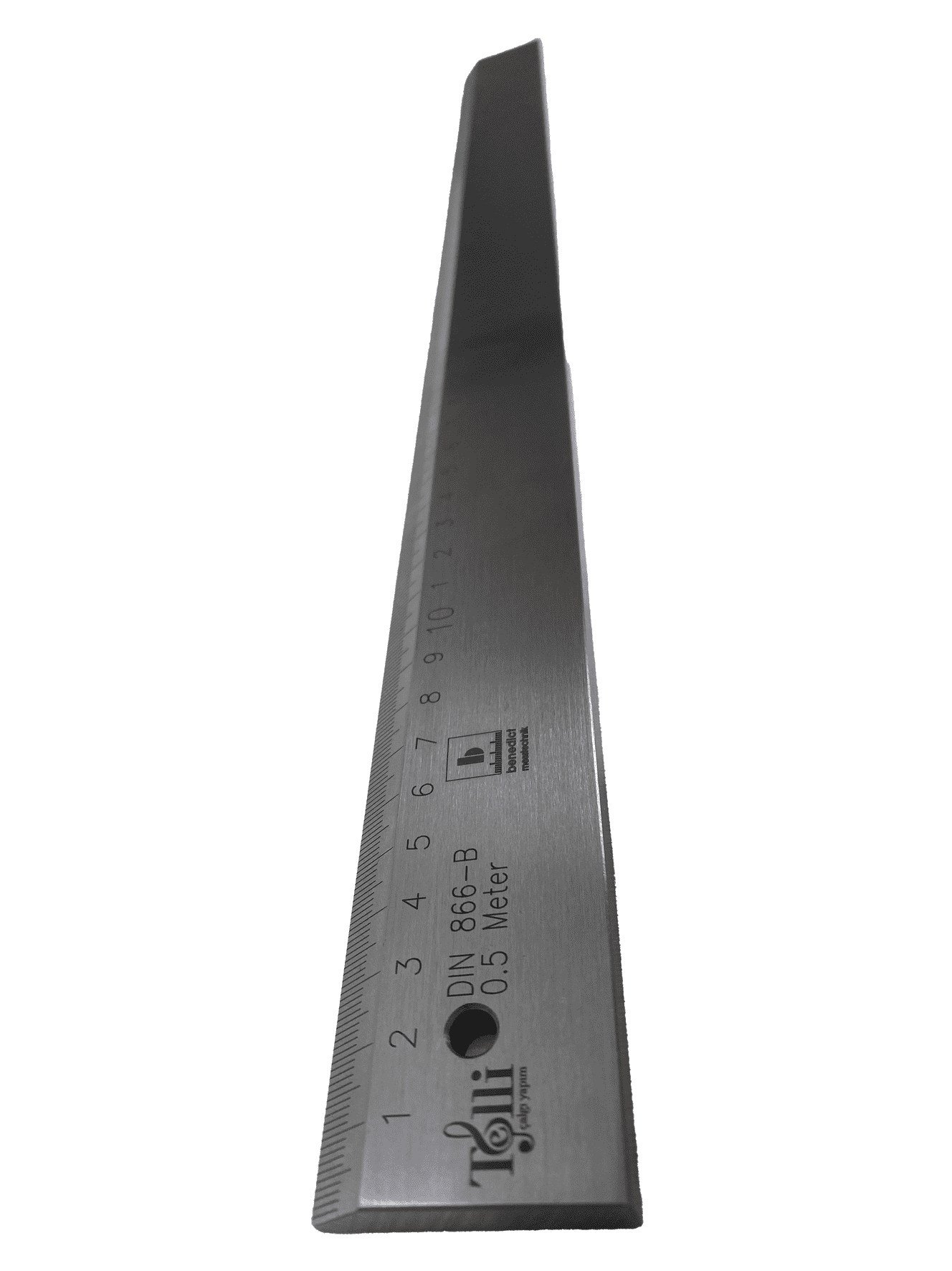 Telli Çalgı Yapım Dereceli Cetvel 100 cm – Çelik Mastar