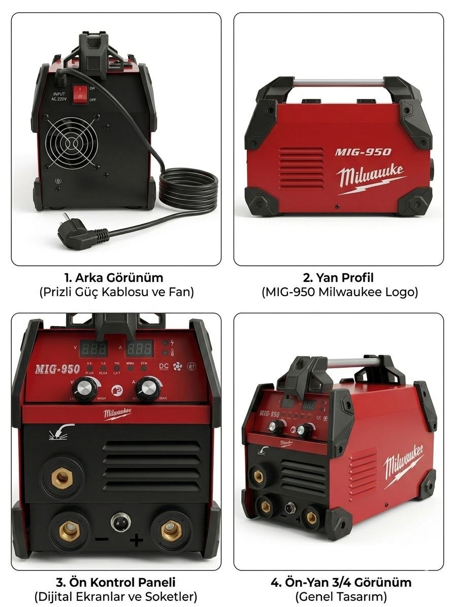 950 300 Amper Gazsız Gazaltı Kaynak Makinesi