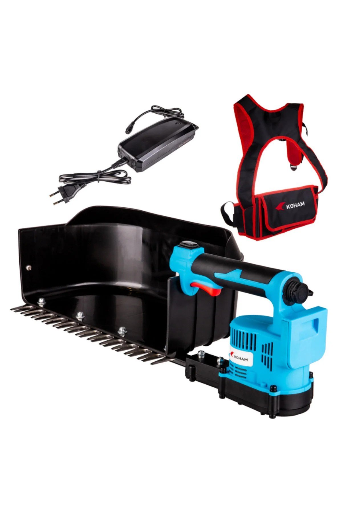 Akülü Zıpkalı Ot Kesme Makinesi 30 Cm Çift Bıçaklı