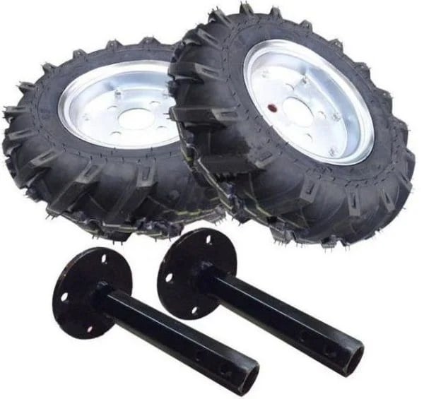 Çapa Makinesi Teker Takımı 400x8 Aks Kovanlı