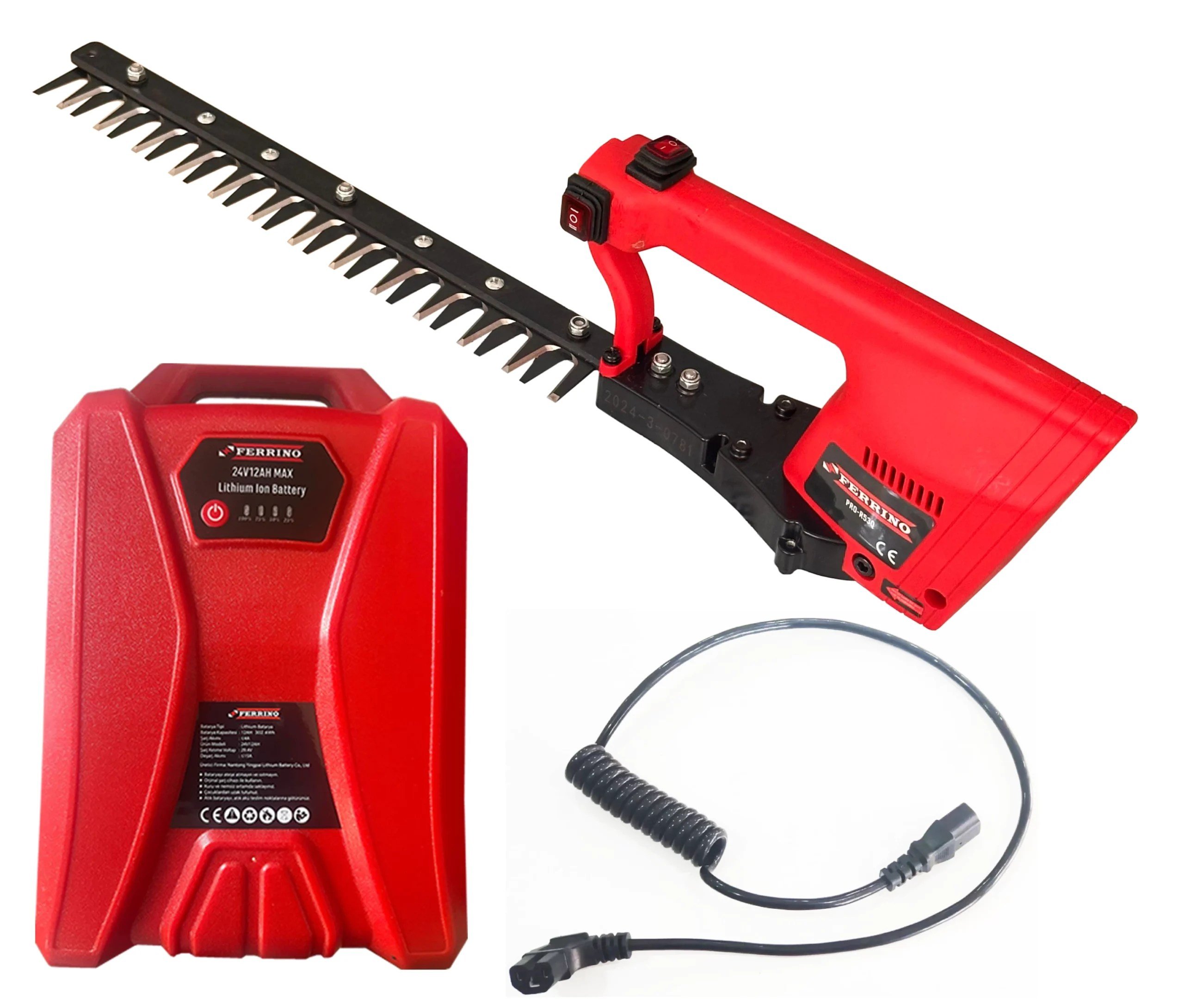 Ferrino Fındık Işkın Filiz Sürgün Alma Makinesi 24V 12Ah Lithium İon Akü