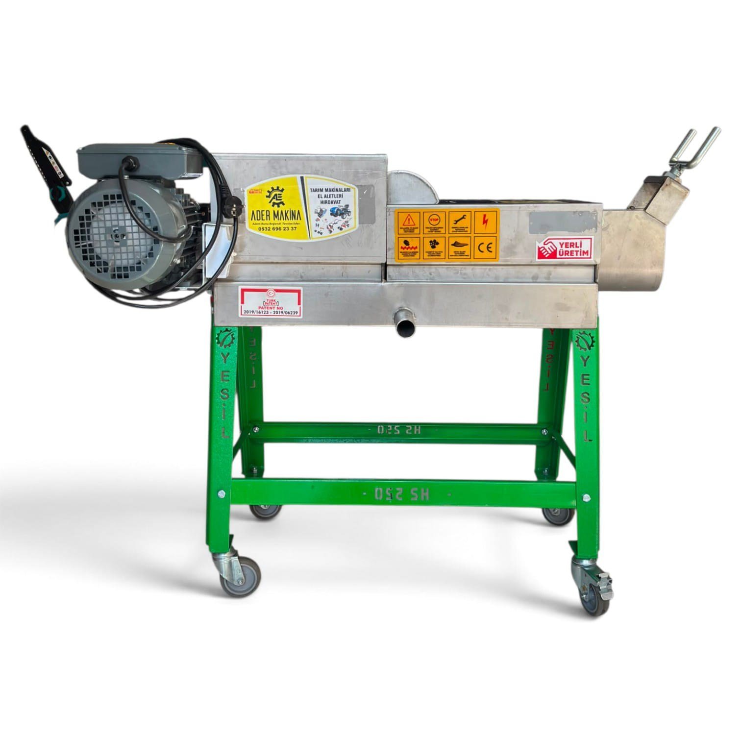 ŞIRA250 Üzüm Sıkma Nar Sıkma Makinası Helezonlu 220V 250KG/S