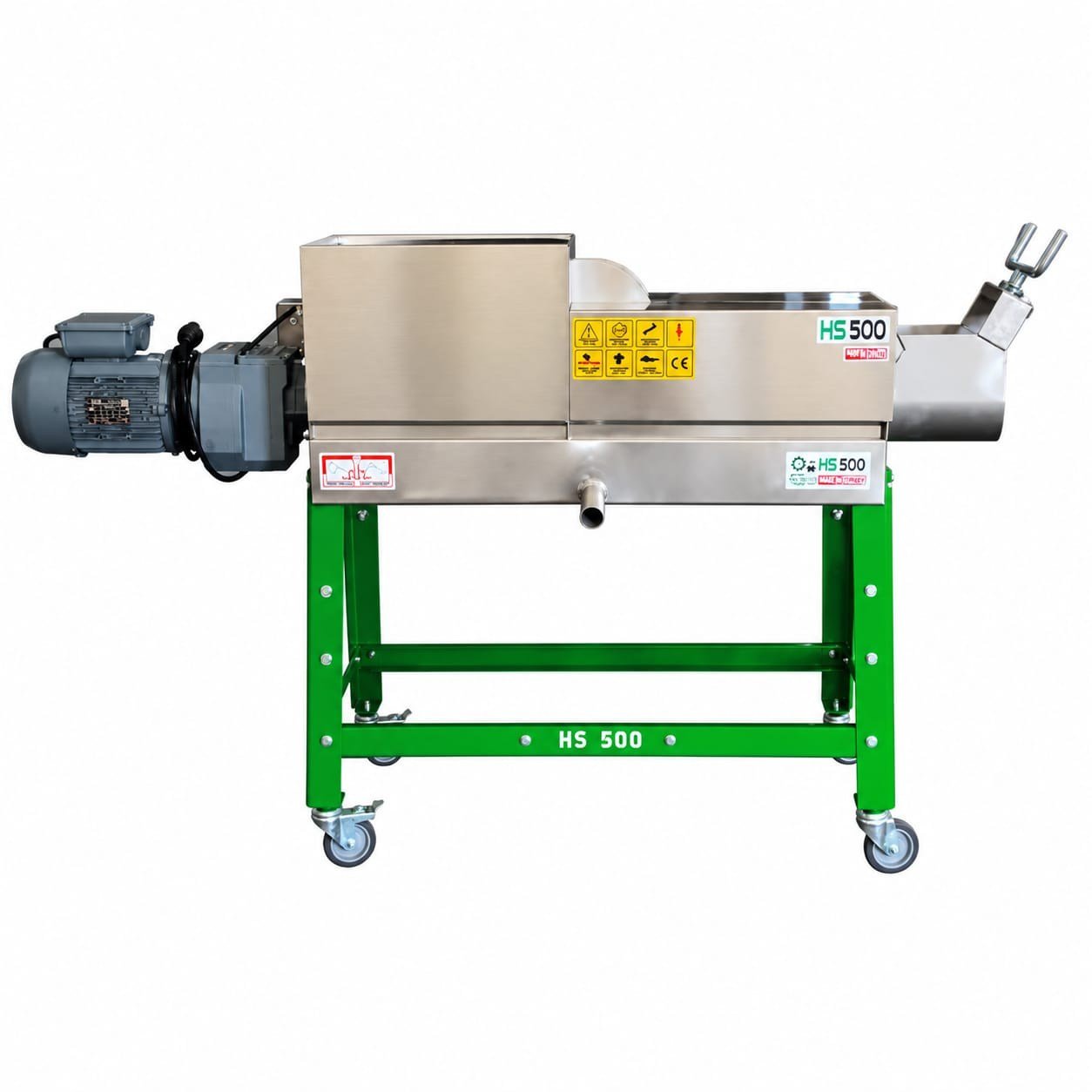 ŞIRA500 Üzüm Sıkma Nar Sıkma Makinası Helezonlu 220V 500KG/S