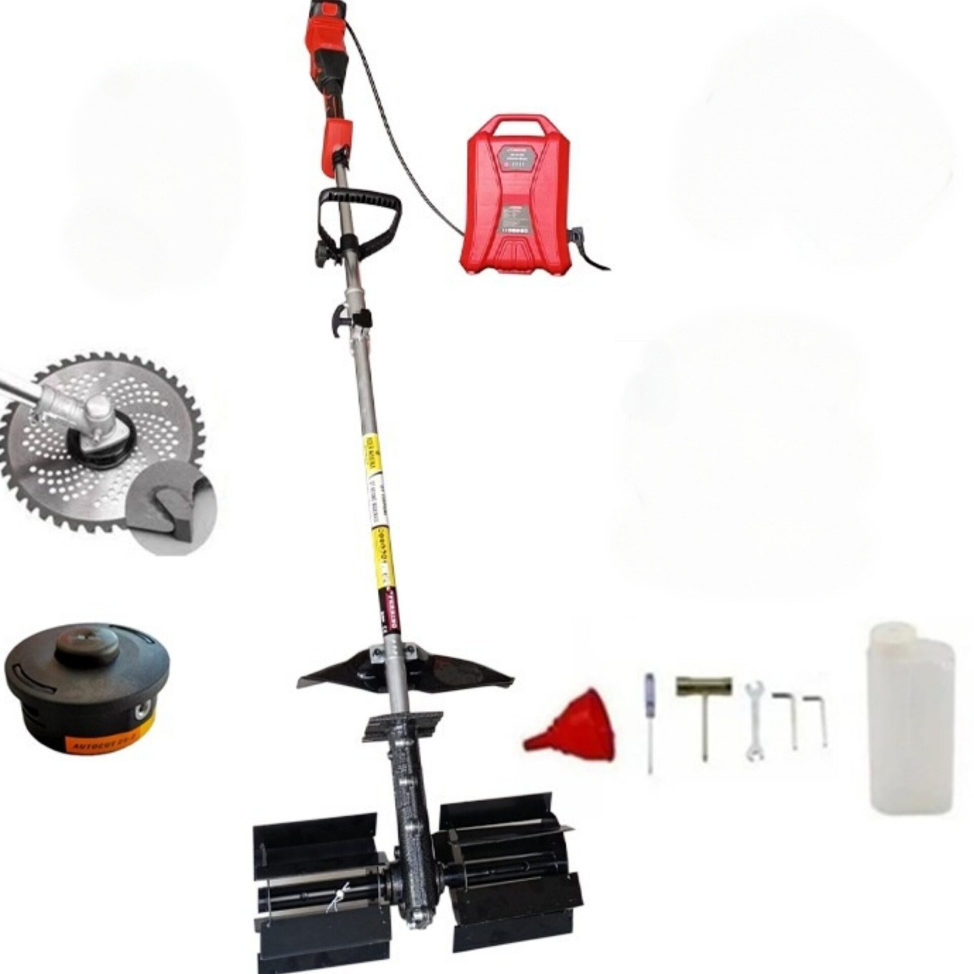 Sırt Çanta Akülü Ot Kesme Çapa Makinesi Ultra Lüx 1.5 Hp