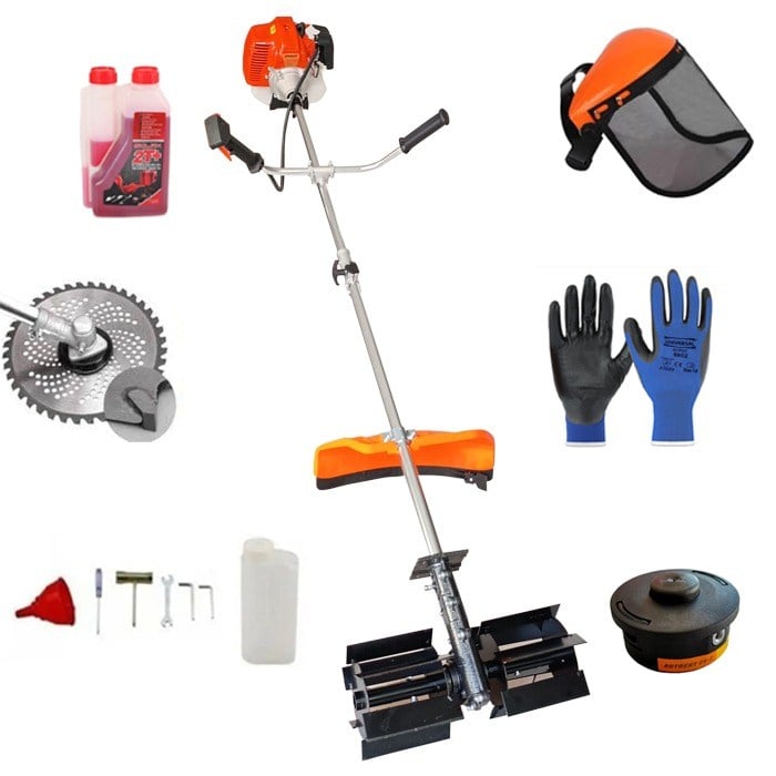 Tırpan Çapa Makinası Sebze Arası Ağaç Dibi Çapalama 2.1 Hp