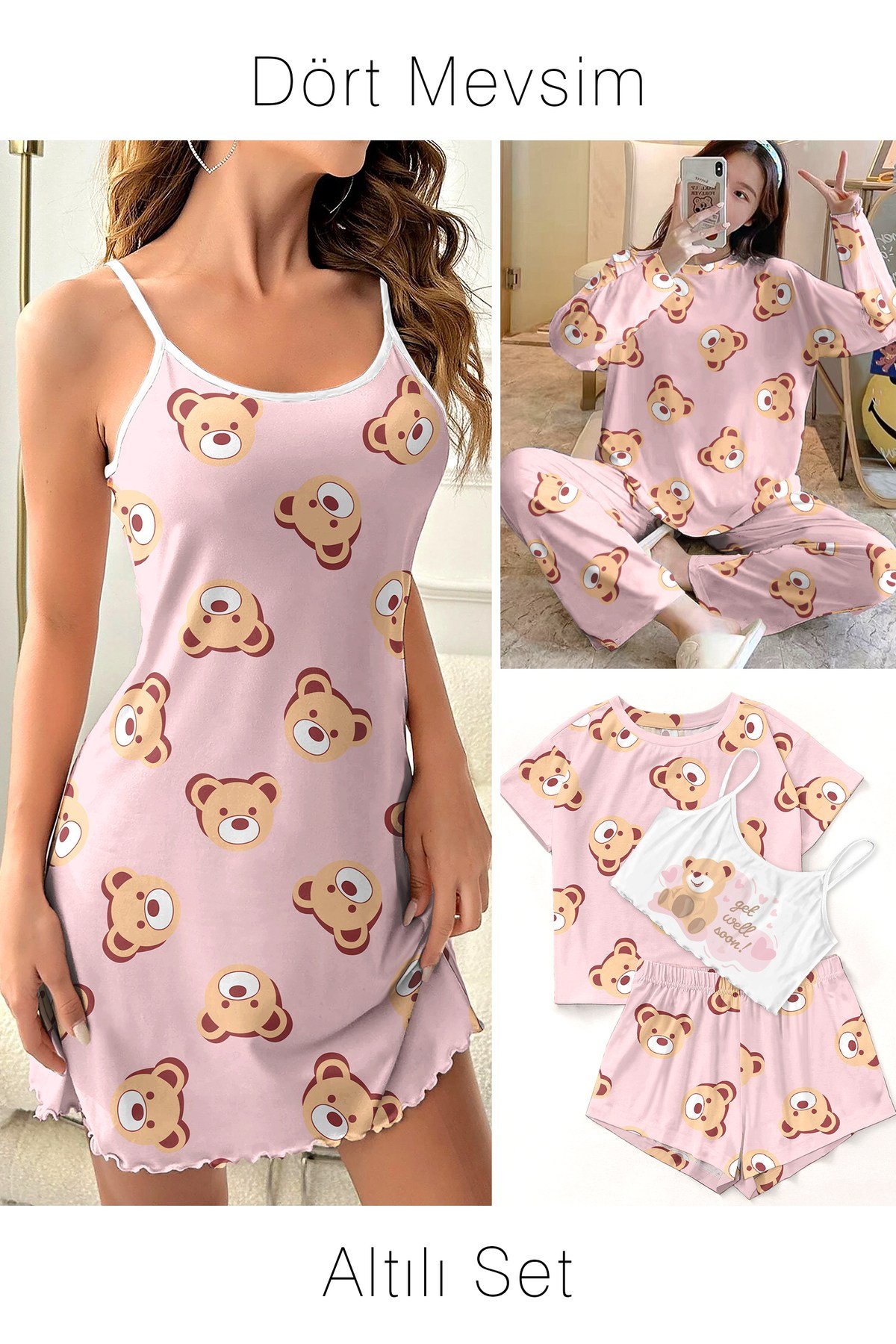 Altılı Set Bear Get Supersoft Basic Süprem