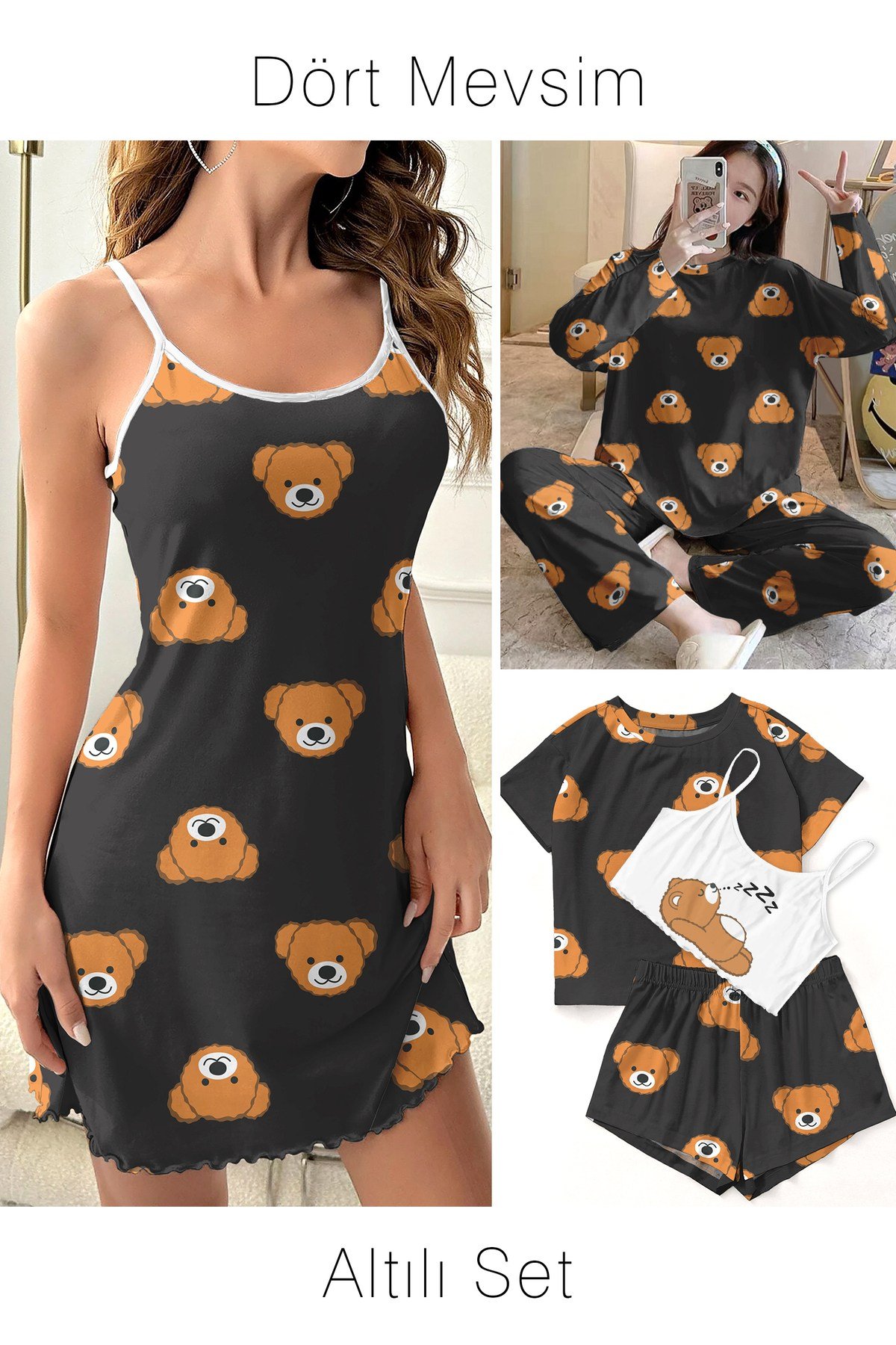 Altılı Set Brown Bear Supersoft Basic Süprem