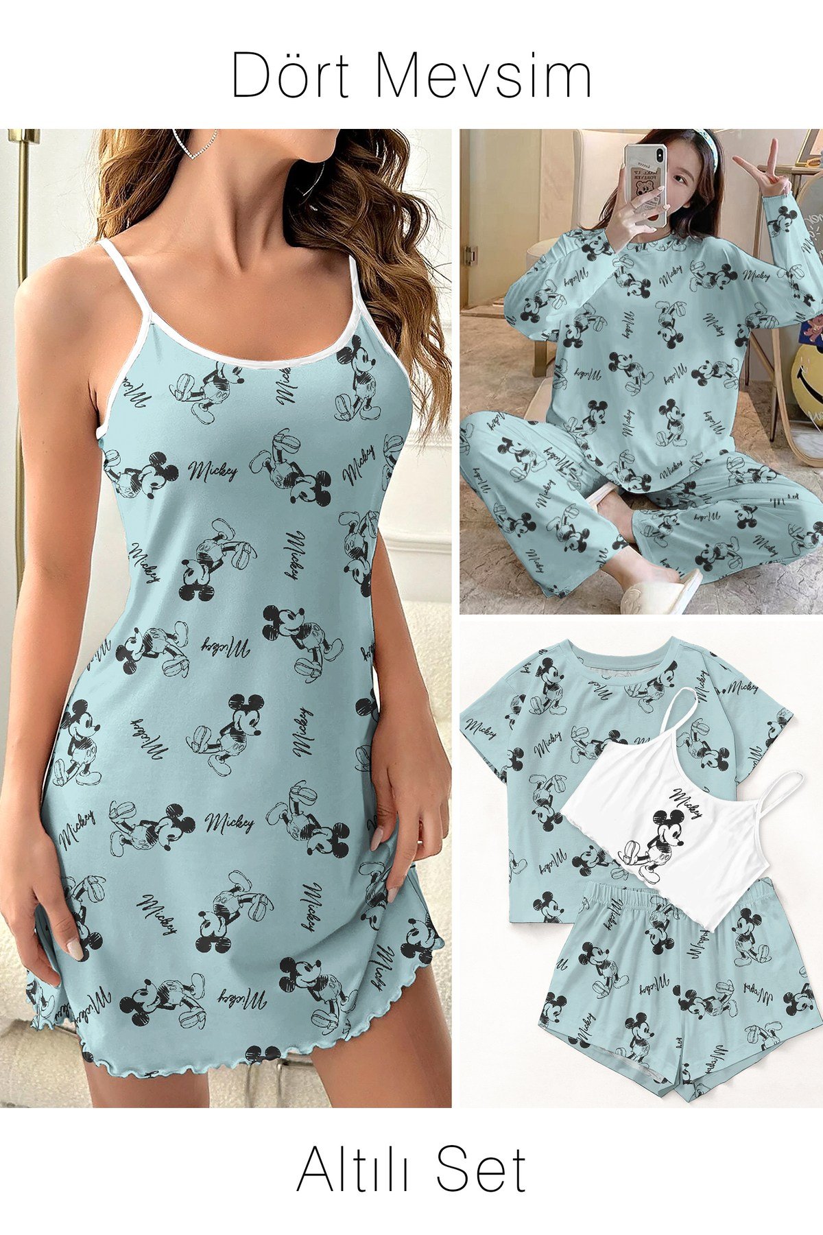 Altılı Set Mickey Supersoft Basic Süprem