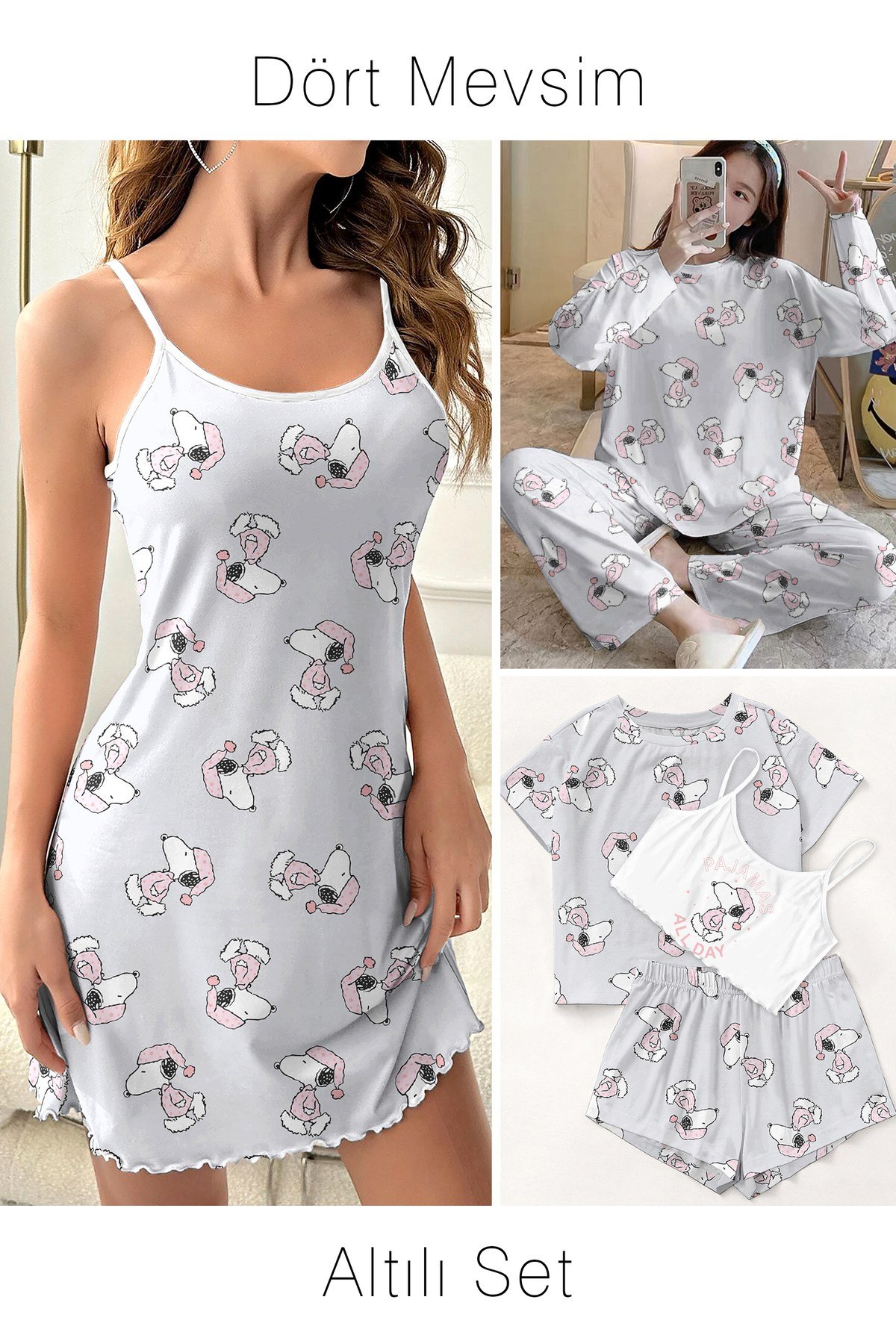 Altılı Set SnoopyallDay Supersoft Basic Süprem