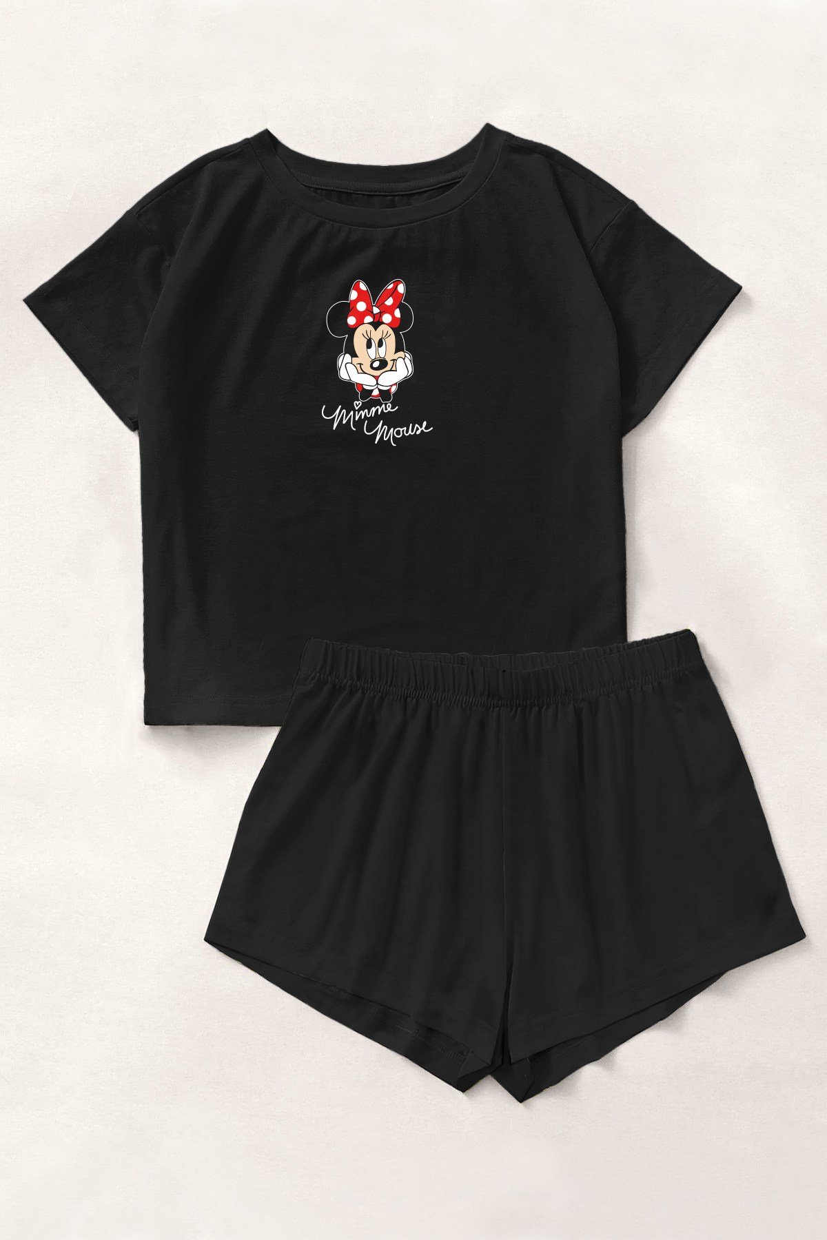 Blacked Mickey 2 Bambuu Şort Takımı