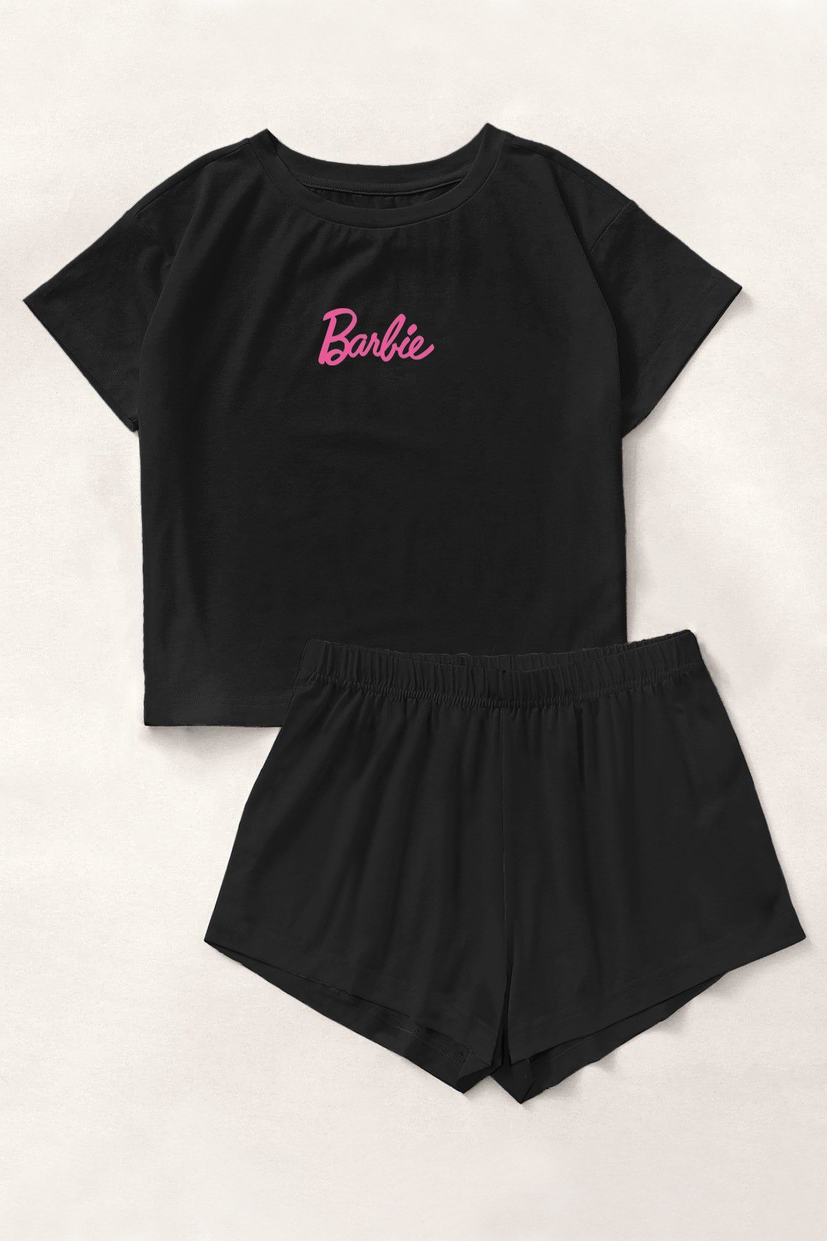Blacked Pembe Bambuu Şort Takımı