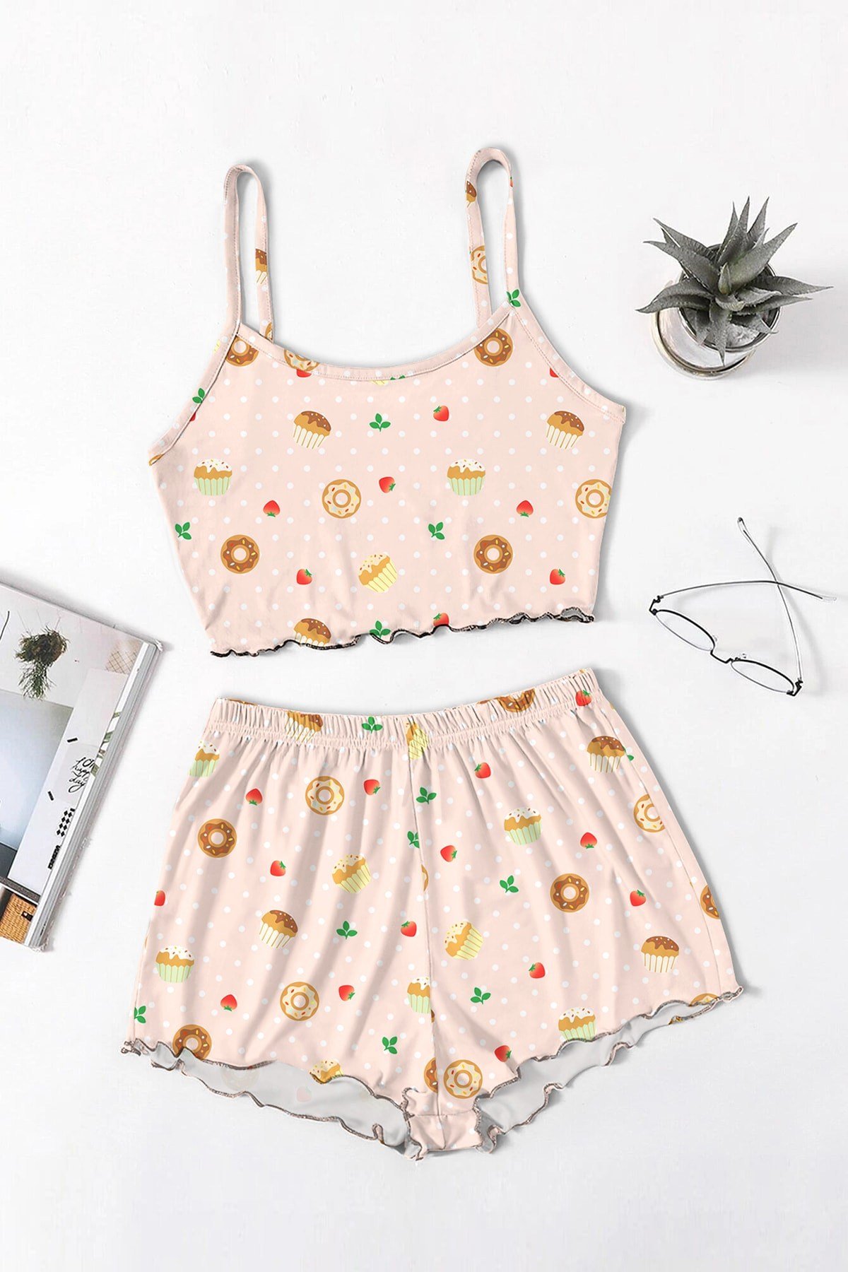 Favela Strawberry Cupcake Süpersoft Şort Takımı