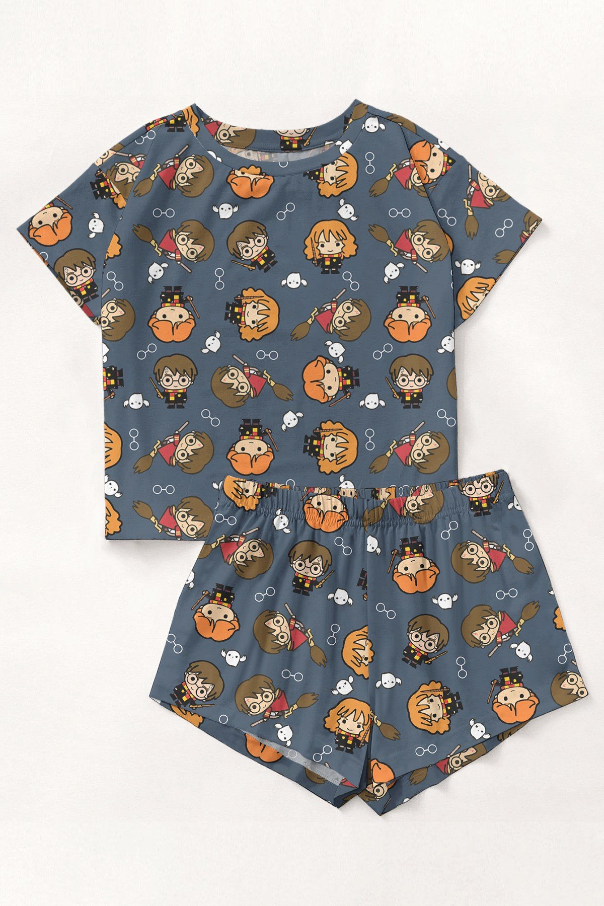 Kısa Kollu Şort Pijama Takımı HarryPotter Supersoft Basic Süprem